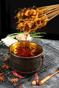 串串香美味涮煮瞬间