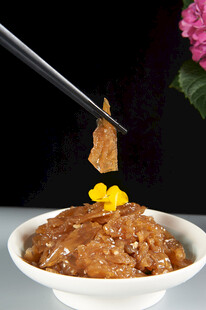 美味海蜇特写