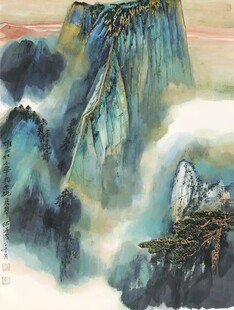 云雾山水图