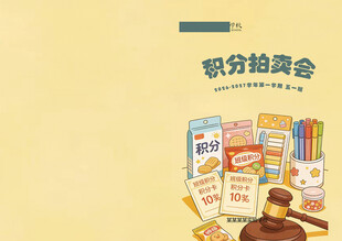 积分拍卖会宣传图