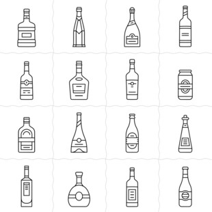 酒瓶图标