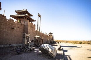 嘉峪关古城墙景观