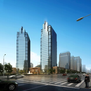 现代都市高楼景观