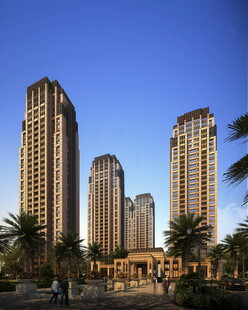 现代都市高层住宅景观