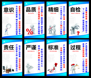 企业品质责任宣传标语牌