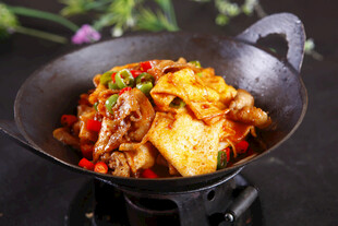 干锅豆腐
