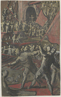 古代战斗场景壁画
