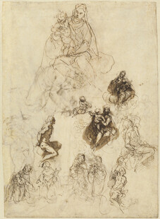 人物动态素描习作