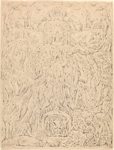 抽象线条构成的艺术画作