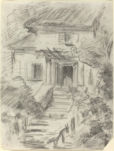 乡村小屋素描