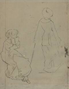 人物素描习作
