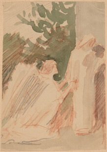 古典人物场景绘画作品