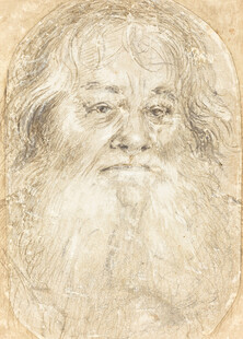 老人素描画像