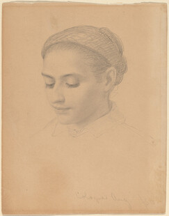 复古风格人物素描头像