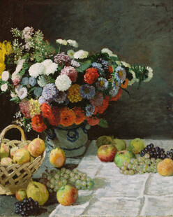 静物花卉水果油画作品