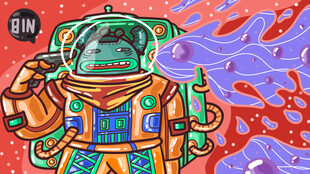 太空宇航员插画形象