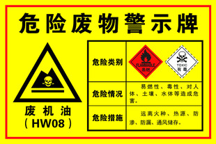 危险废物警示牌