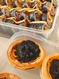 美味蛋挞与多样点心