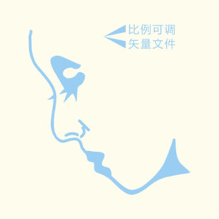 侧脸轮廓