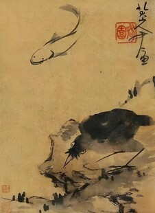 水墨禽鸟图