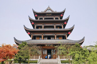 中式古塔楼