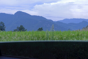 田野山峦间的清新景致