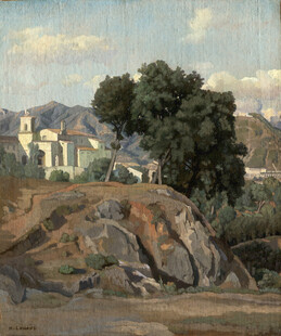 乡村风景油画