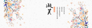 中式花卉装饰图案设计