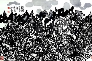 霜林古迹图
