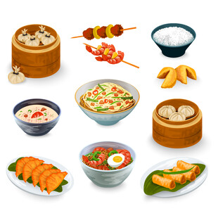 多样中式美食大集合