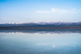茶卡盐湖美景