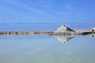茶卡盐湖美景