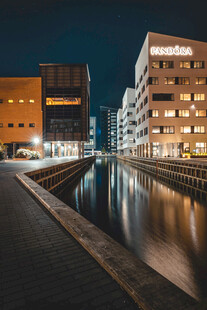 哥本哈根城市夜景