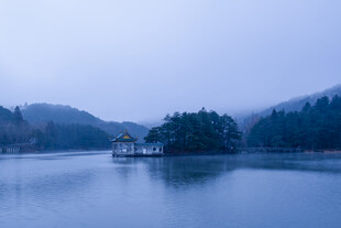 九江庐山如琴湖景区