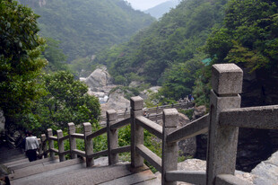 庐山山间石阶步道