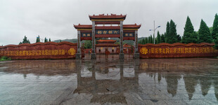 庐山脚下西林寺
