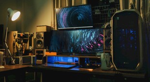 酷炫电竞桌面设备展示