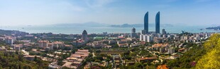 厦门城市天际线