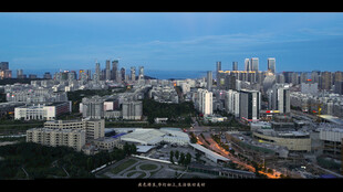 厦门城市天际线夜景