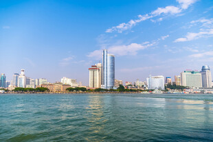 厦门城市天际线美景