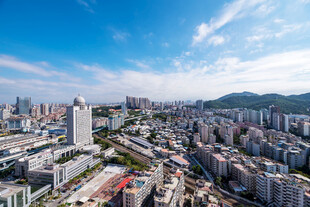 厦门全景俯瞰图