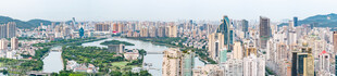 厦门俯瞰全景图