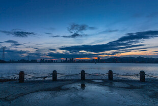 厦门海湾夜景