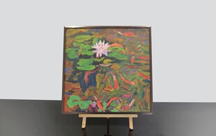 荷花摆件