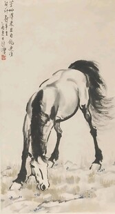 喂马图