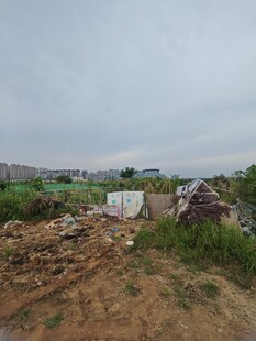 乡村荒废场景