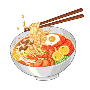 美味番茄鸡蛋拉面