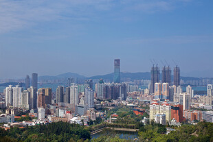 厦门城市天际线景观