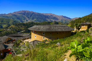 厦门永定土楼远山乡野