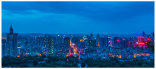 兰州璀璨夜景